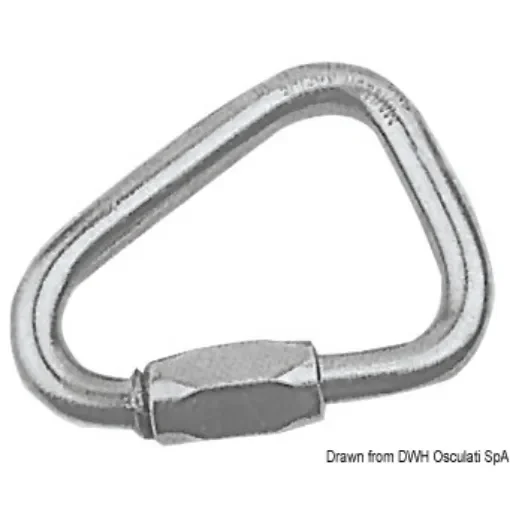 Osculati - Delta SS snap-hook w. screw opening 3.5 mm - 08.875.03 product image