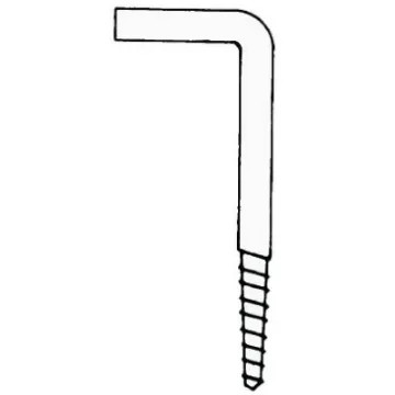 Osculati - SS square screw hooks 32 x 3 mm Blister packaging 10 pcs. - 09.035.01 product image