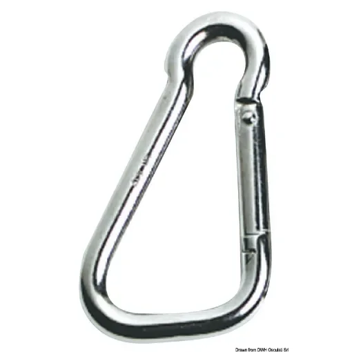 Osculati - Carabiner hook AISI 316 large opening 10 mm - 09.177.06 product image