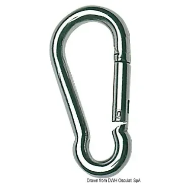 Osculati - Carabiner hook AISI 316 7 mm - 09.187.07 product image