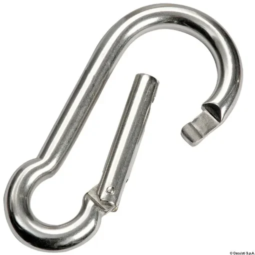 Osculati - Carabiner hook with flush closure AISI 316 5 mm - 09.190.05 product image