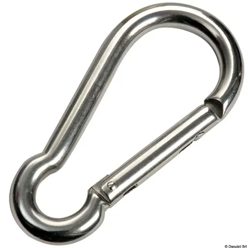 Osculati - Carabiner hook with flush closure AISI 316 5 mm - 09.190.05 product image