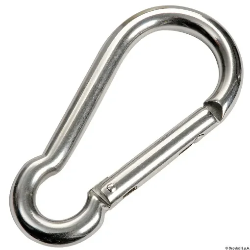 Osculati - Carabiner hook with flush closure AISI 316 6 mm - 09.190.06 product image