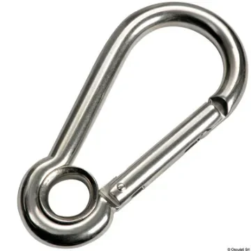 Osculati - Carabiner hook flush closure w. eye AISI 316 5 mm - 09.191.05 product image