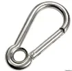 Osculati - Carabiner hook flush closure w. eye AISI 316 6 mm - 09.191.06 product image