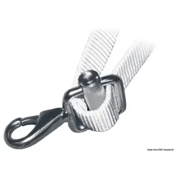 Snap-hook with buckle, made of AISI 316 stainless steel product image