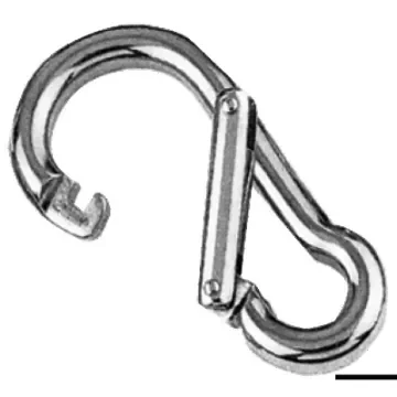 Osculati - Carabiner hook asymmetric opening AISI 316 100 mm - 09.590.10 product image
