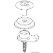 Osculati - Q-CAP A/4-4 snap fastener - 10.300.01 product image