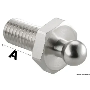 Osculati - Loxx SS male snap fastener w/screw+nut - 10.442.10 product image