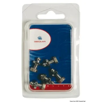 Osculati - Loxx SS male snap fastener w/screw+nut N. 5 - 10.442.51 product image