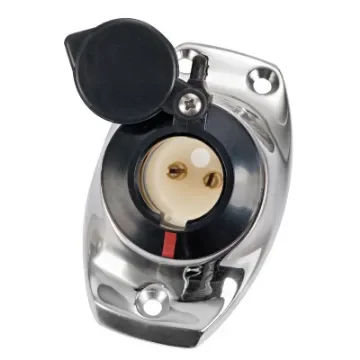 Osculati - SS base angled recess fit 2 contacts black - 11.000.08 product image