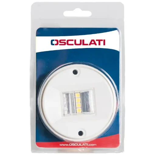 Osculati - Evoled navigation light, 135&amp;#176; stern white ABS - 11.039.14 product image