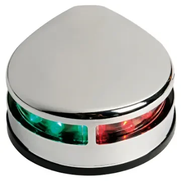 Evoled low consumption LED navigation lights made of stainless steel for flat mounting product image