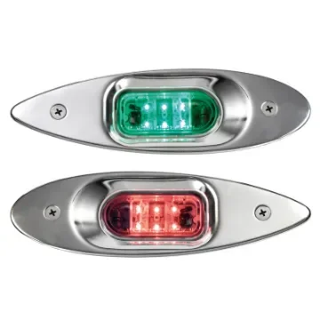 Osculati - Evoled Eye low consumption LED navigation lights made of mirror-polished stainless steel for built-in bulkhead mounting - 11.043.24 product image