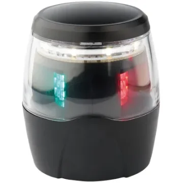 Osculati - 360&amp;#176; mast head + tricolour, black case - 11.065.01 product image