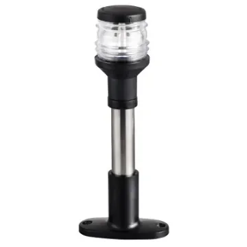 Osculati - Compact SS light pole 20 cm black light - 11.113.00 product image