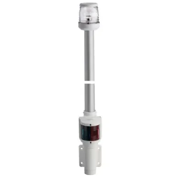 Osculati - Wall mount. white pole 100 cm 360&amp;#176; red/green light - 11.126.01 product image