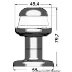 Osculati - Orions AISI 316/360&amp;#176; white navigation light - 11.396.03 product image
