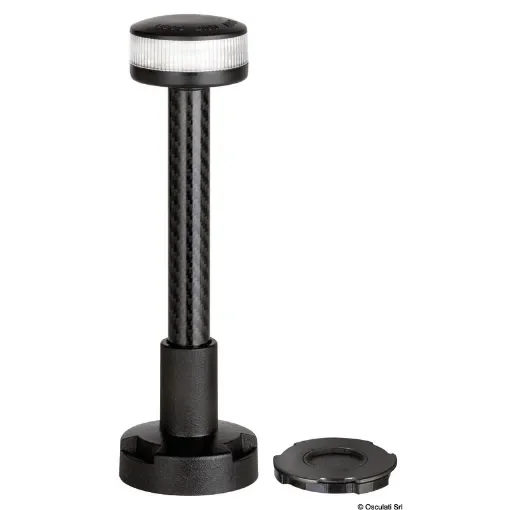 Osculati - 360&amp;#176; wireless white light rod, plastic base 100 cm - 11.152.12 product image