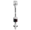 Classic pole with combined lights, made of stainless steel product image