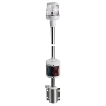 Osculati - Wall-mounting white combined lightpole 100 cm - 11.167.02 product image