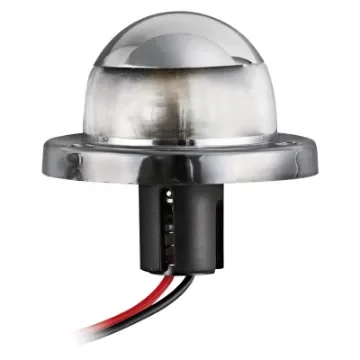Osculati - White 225&amp;#176; navigation light made of chromed ABS - 11.403.01 product image