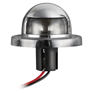 Osculati - White 135&amp;#176; navigation light made of chromed ABS - 11.403.02 product image