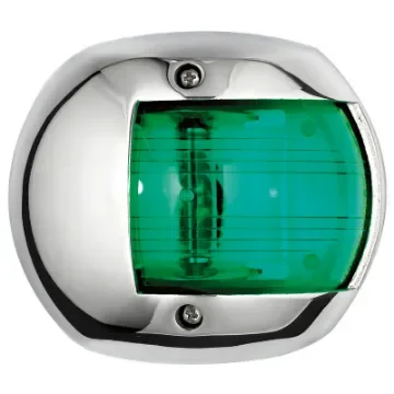 Osculati - Classic 12 AISI 316/112.5&amp;#176; green navigation light - 11.407.02 product image