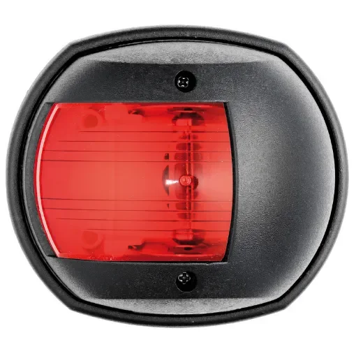 Osculati - Classic 12 black/112.5&amp;#176; red navigation light - 11.410.01 product image