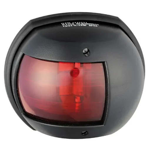 Osculati - Maxi 20 black 12 V/112.5&amp;#176; red navigation light - 11.411.01 product image