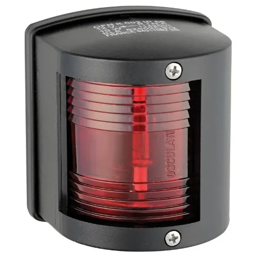 Osculati - Utility 77 black/112.5&amp;#176; red navigation light - 11.415.01 product image