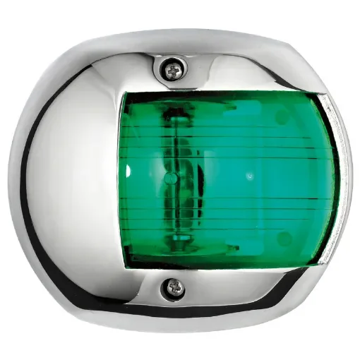Osculati - Classic 20 LED navigation light - 112.5&amp;#176; right SS cover - 11.447.02 product image