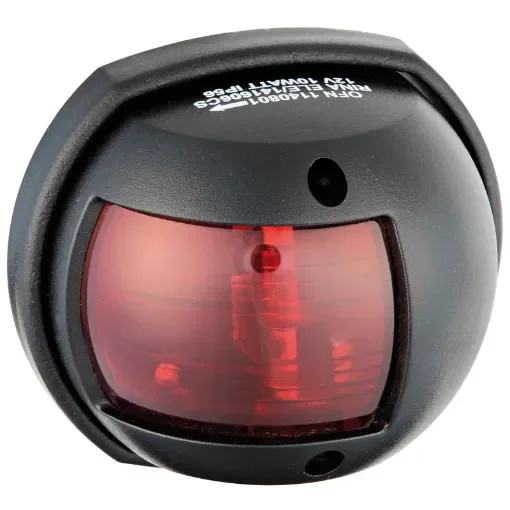 Osculati - Compact black/112.5&amp;#176; left led navigation light - 11.448.01 product image