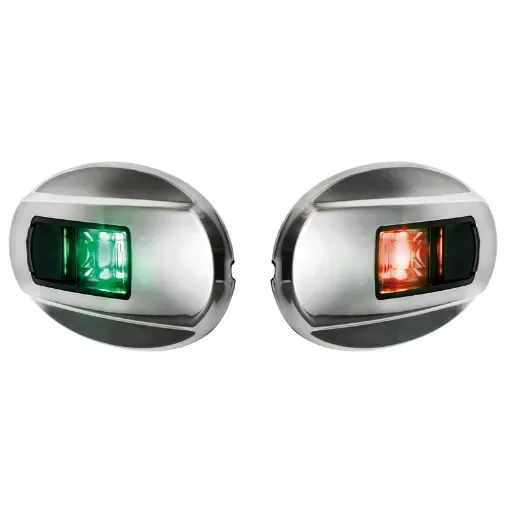 Osculati - NEMO LED navigation lights -left+right 112.5&amp;#176; Blister - recess mounting - 11.473.01 product image