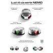 Osculati - NEMO LED navigation light 112.5&amp;#176;+112.5 bicolour Blister - horizontal mounting - 11.480.05 product image