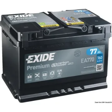 Osculati - Exide Premium starting battery 77 Ah - 12.404.03 product image
