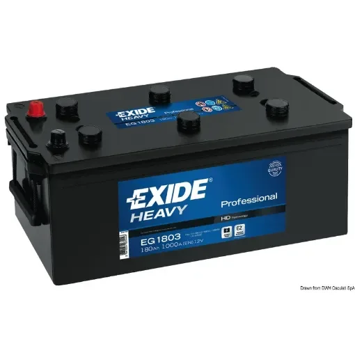 Osculati - Exide Professional battery 120 Ah - 12.408.01 product image