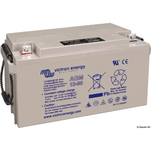 Osculati - VICTRON AGM Deep Cycle battery 12 V 90 Ah - 12.416.00 product image