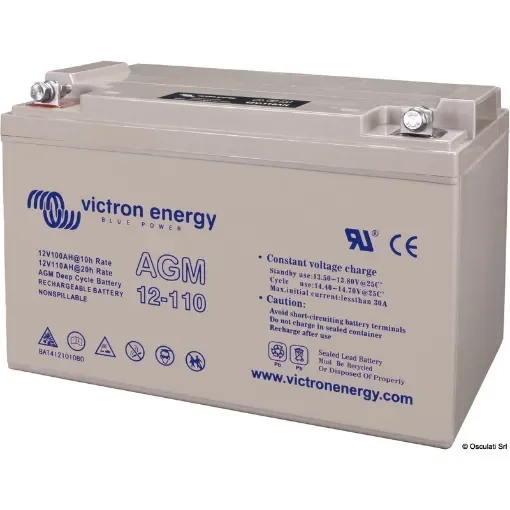 Osculati - VICTRON AGM Deep Cycle battery 12 V 110 Ah - 12.416.01 product image