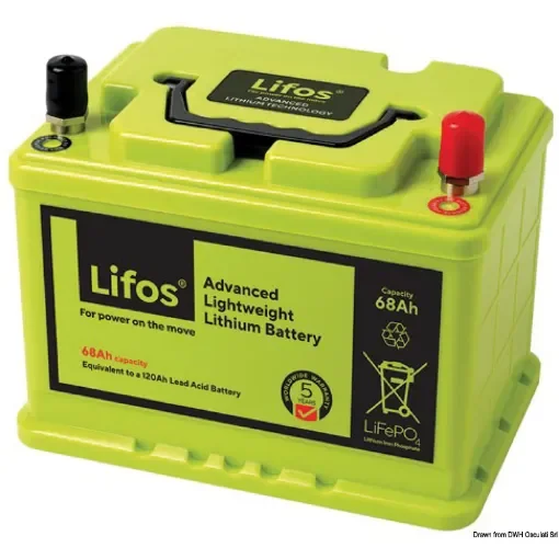 Osculati - LIFO lithium battery for services 12.8 V 68 Ah - 12.470.01 product image