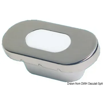 Osculati - Bimini polished courtesy light w. SS front panel - 13.178.01 product image