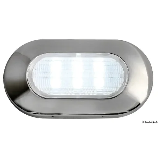 LED courtesy light, recessless version - frontal orientation product image