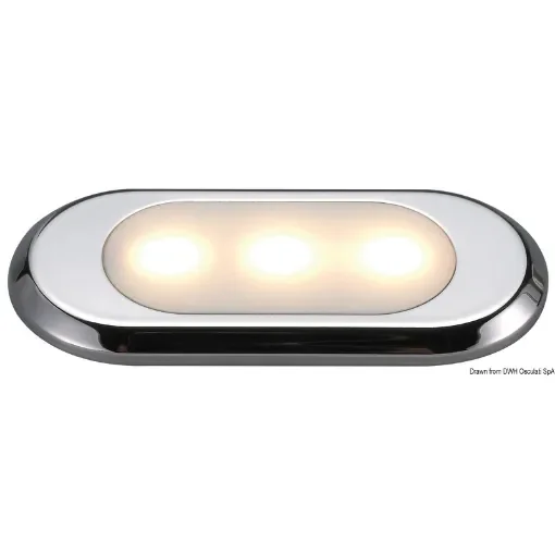 Osculati - Oculus ultra-flat courtesy front light 10 Lumen - 13.178.11 product image