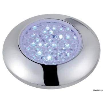 Osculati - Watertight chromed ceiling light, blue LED light - 13.179.22 product image