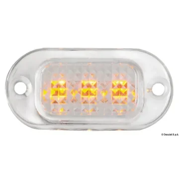 Osculati - Polycarbonate courtesy light 3 LEDs no metal ring - 13.181.00 product image