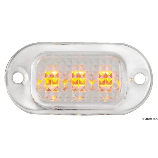 Osculati - Polycarbonate courtesy light 3 LEDs no metal ring - 13.181.00 product image