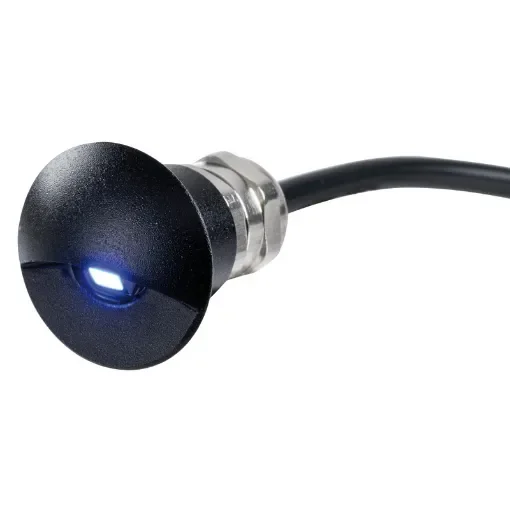Osculati - Blue LED courtesy light matt black anodized aluminium body - 13.182.11 product image