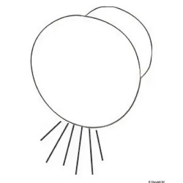 Osculati - ROUND built-in courtesy white light downward - 13.188.20 product image