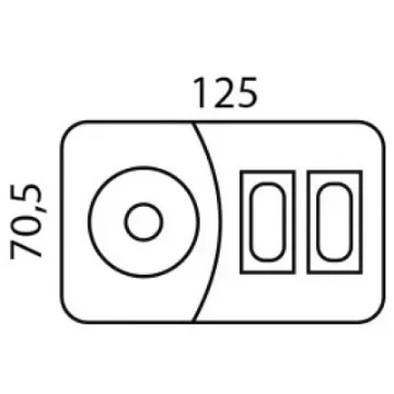 Osculati - Joystick control for LED spotlight - 13.226.49 product image