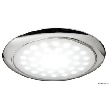 Osculati - Ultra-flat LED light chromed ring nut 12/24 V 3 W - 13.408.02 product image
